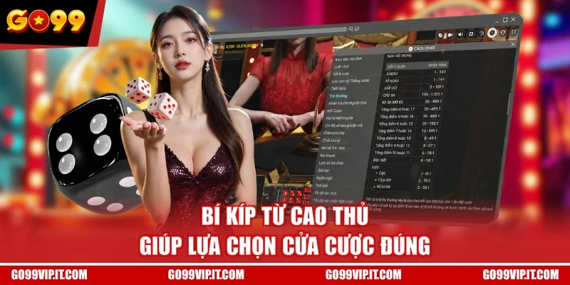 Bí kíp từ cao thủ giúp lựa chọn cửa cược đúng